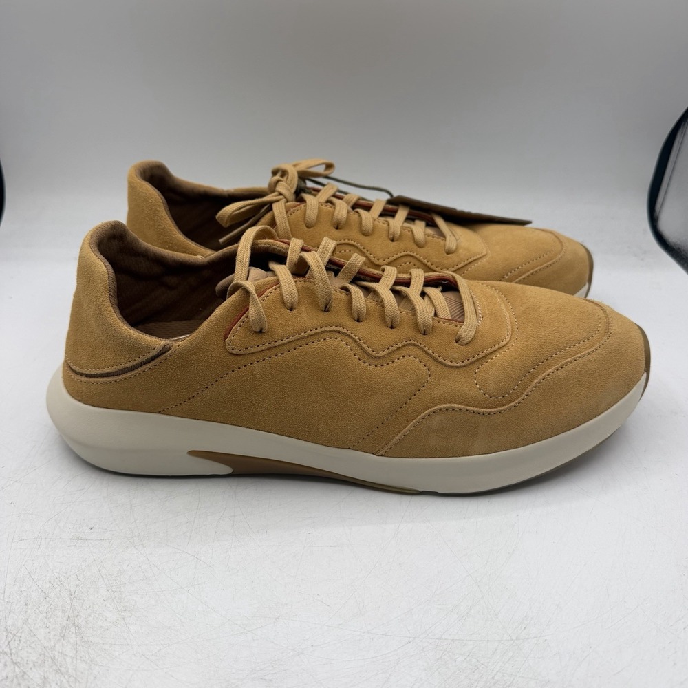 OluKai Koheo Shoes Mens Sz 12 Golden Sand Tan Casual Sneakers 10525-GSGS NWT